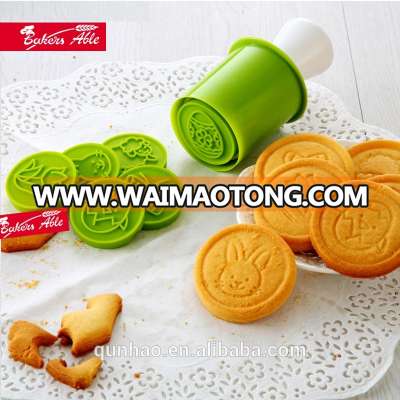 Silicone Cookie Stamp with 6 Easter motifs