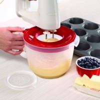 TOP & HOT SELL 8 cup Mix & Store Plastic Measuring Cup Milk Water Pitcher with Lid